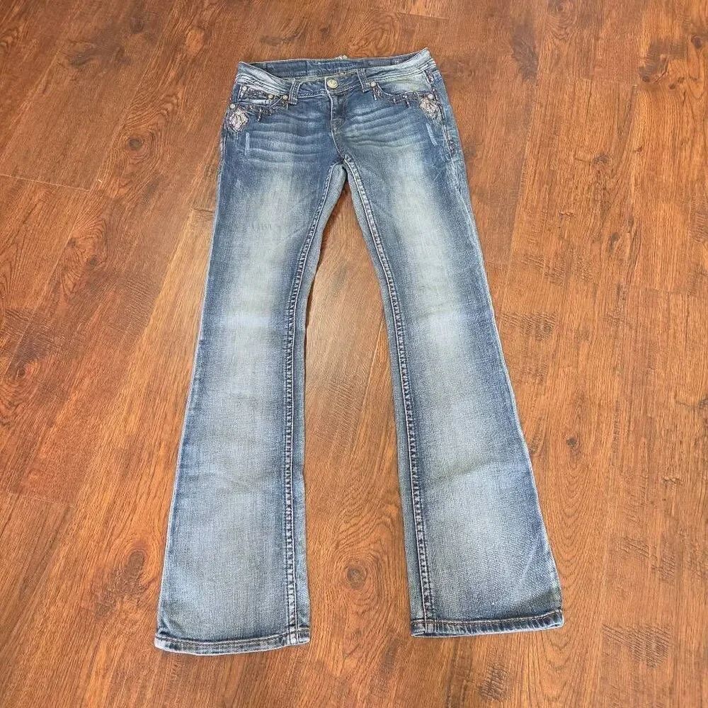 Grace in LA Embellished Bootcut Jeans